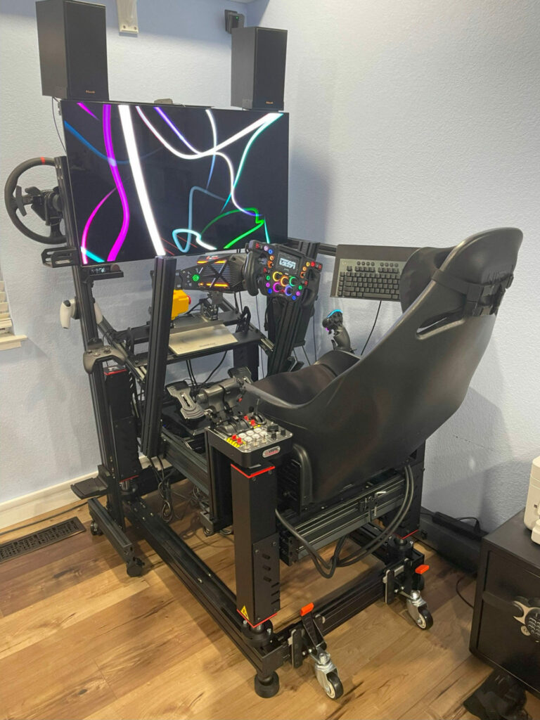 Sim racing and flight motion rig